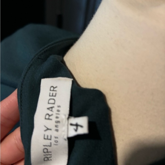 Elegant Dark Green Women's Jacket - Picture 4 of 4